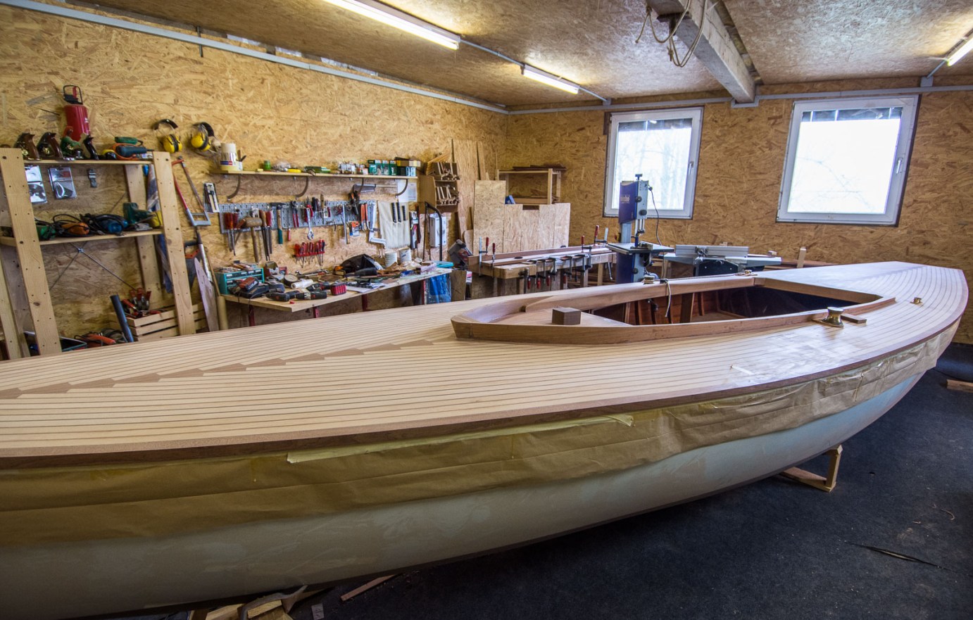 Das rohe Deck ist fertig